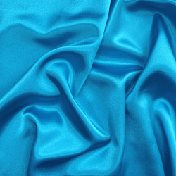 *Ткань Атлас-сатин, цвет Голубой (на отрез)  в Майкопе