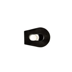 Зажим для шнура 4 мм KL цвет Чёрный + Белый (поштучно)  в Майкопе