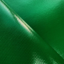 Ткань ПВХ 600 гр/м2 плотная (Ширина 1,5м), цвет Зелёный (на отрез) в Майкопе
