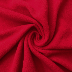 Флис Односторонний 130 гр/м2, цвет Красный (на отрез)  в Майкопе