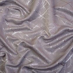 Ткань Блэкаут для штор светозатемняющая 75% (Ширина 280см) &quot;Ледовое тиснение цвет Серый&quot; (на отрез) в Майкопе
