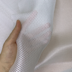 Сетка 3D трехслойная Air mesh 160 гр/м2 (Ширина 150см), цвет Белый (на отрез) в Майкопе