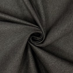 Ткань Рогожка (мебельная) (Ширина 140см), цвет Тёмно-Серый (на отрез) в Майкопе