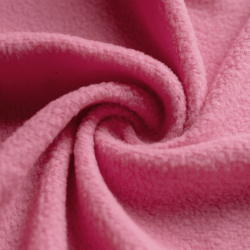 Флис Односторонний 130 гр/м2, цвет Розовый (на отрез)  в Майкопе