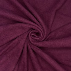 Ткань Флис Односторонний 130 гр/м2 (Ширина 150см), цвет Бордовый (на отрез) в Майкопе