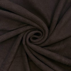 Ткань Флис Односторонний 180 гр/м2 (Ширина 150см), цвет Коричневый (на отрез) в Майкопе