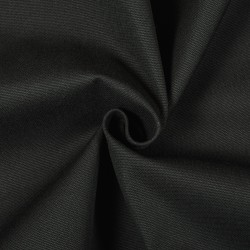 Ткань смесовая Канвас 35/65, цвет Черный (на отрез)  в Майкопе