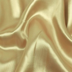 Ткань Атлас-сатин ЛЮКС, цвет Золотой (на отрез)  в Майкопе