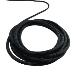 Шнур (Резинка) шляпный 7мм, цвет Чёрный (на отрез)  в Майкопе