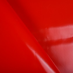 Ткань ПВХ 450 гр/м2, Красный (на отрез)  в Майкопе