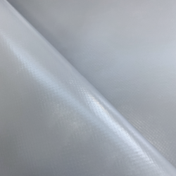 Ткань ПВХ 450 гр/м2 (Ширина 1,6м), цвет Серый (на отрез) в Майкопе
