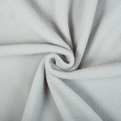 Ткань Флис Односторонний 180 гр/м2 (Ширина 150см), цвет Светло-Серый (на отрез) в Майкопе