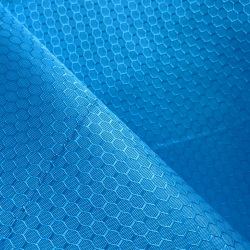 Ткань Оксфорд 300D PU Рип-Стоп СОТЫ, цвет Голубой (на отрез)  в Майкопе