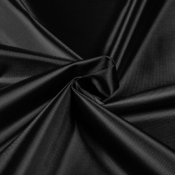 *Ткань Оксфорд 210D PU, цвет Черный (на отрез)  в Майкопе