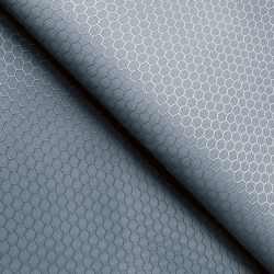Ткань Оксфорд 300D PU Рип-Стоп СОТЫ, цвет Серый (на отрез)  в Майкопе