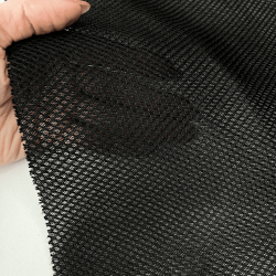 Сетка 3D трехслойная Air mesh 165 гр/м2, цвет Черный (на отрез)  в Майкопе