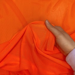 Трикотажная Сетка 75 г/м2, цвет Оранжевый (на отрез)  в Майкопе
