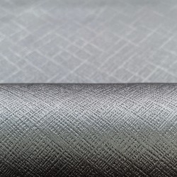 Ткань Блэкаут для штор светозатемняющая 100% (Ширина 280см)  &quot;Орнамент Серый&quot; (на отрез) в Майкопе
