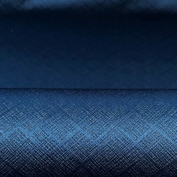 Ткань Блэкаут для штор светозатемняющая 100% (Ширина 280см)  &quot;Орнамент Синий&quot; (на отрез) в Майкопе